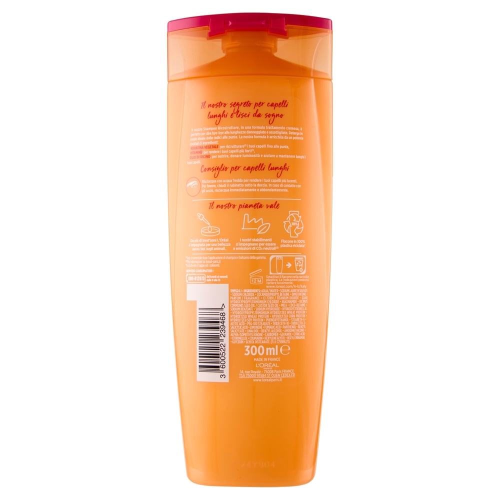 Elvive Dream long Shampoo Ricostruttore, per Capelli Lunghi e Lisci, 300 ml